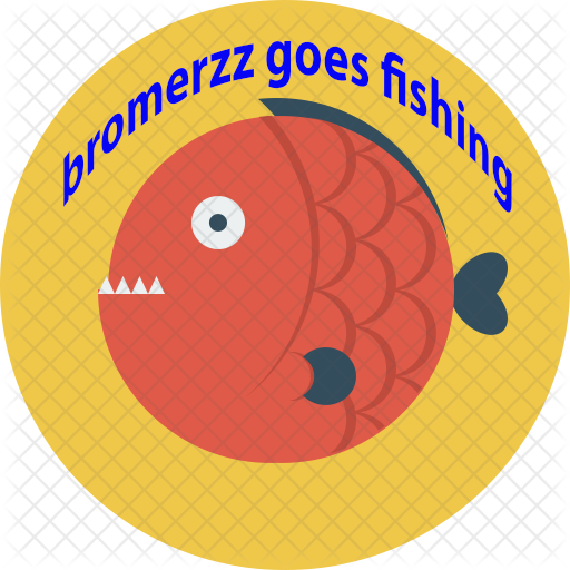Logo of bromerzz goes fishing