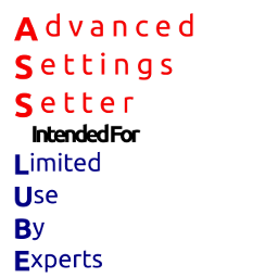 Logo of Advanced Setting Setter
